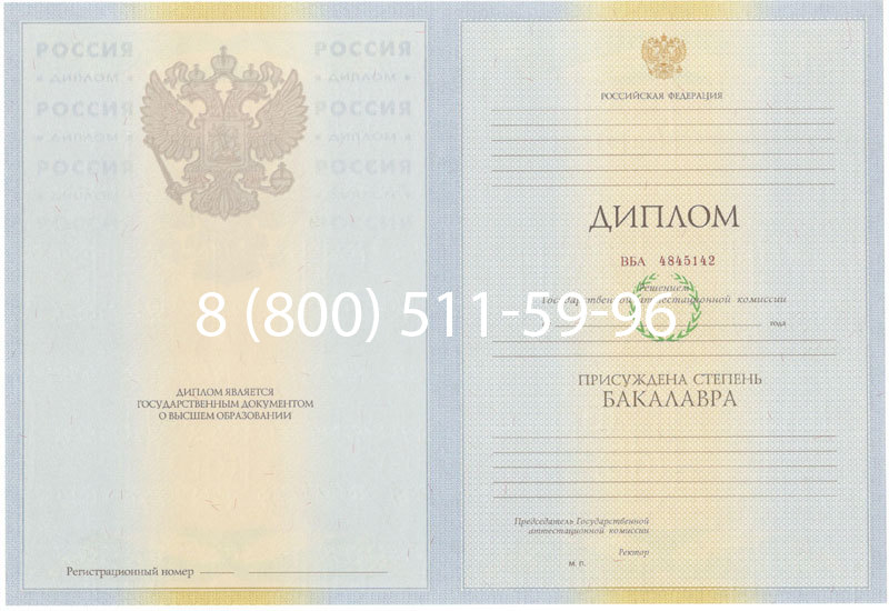 Купить Диплом бакалавра 2010-2011 годов в Домодедово