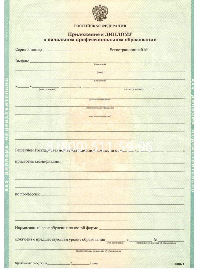 Заказать Диплом ПТУ 2014-2024 года в Домодедово